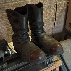 Red Wing Shoes 4436 Brown Leather EH Work Boots Met Guard Safety Toe Men’s 13 EE
