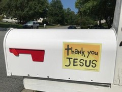 Thank You Jesus Magnets size: 6 x 4.5