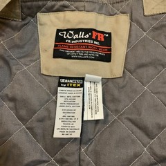 Walls Lined Bib Tan Overalls Insulated Chesapeake Energy Logo Sz XXL TALL