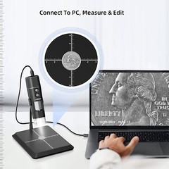 TOMLOV WiFi 1000X Digital Microscope 1080P USB Coin Magnifier Camera for iPhone