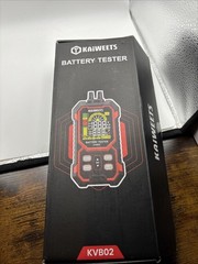 KAIWEETS Car Battery Tester, 12V/24V Automotive Battery Diagnostic Tool, 50-2000