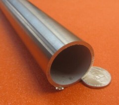 304 Stainless Steel Tube 1.25 OD x 1.084″ ID x .083″ Wall x 5 Foot Length