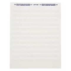 Brady Lat-55-361-1 Write On Laminating Wire And Cable Markers, White On