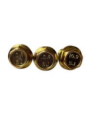 100 pcs M6-1.0×20 Hex Flange Frame Bolt Class 10.9 DIN 6921 Zinc Yellow