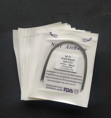 50 Packs Dental Orthodontic Super Elastic NITI Arch Wires Round Natural Form