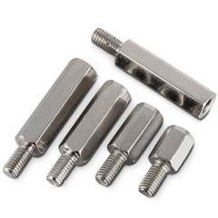 M10 + 15mm Male-Female Stainless Steel Hex Column Standoff Spacer Thread Pillar