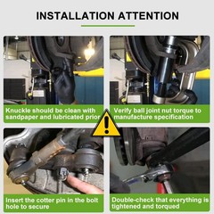 2pcs Front Suspension Kit Upper Control Arm Replacement 1999-2004