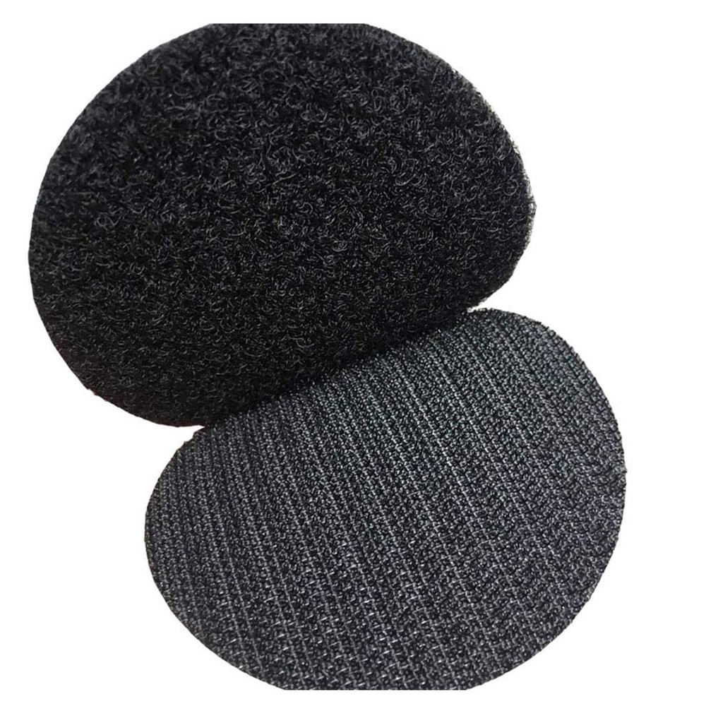 12 Pack 2.5 Inch Self Adhesive Hook and Loop Tape Dots Round Fasten Pad