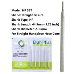 Wave Dental Carbide Burs HP Surgical Bur 555 556 557 558 for Straight Handpiece