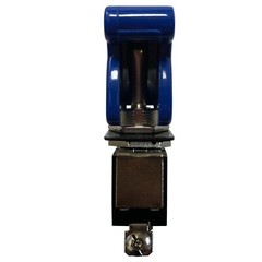 Heavy Duty On Off Metal Toggle Switch 25A 12V & Blue Switch Flip Up Cover