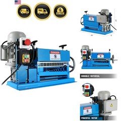 Wire Stripping Machine 0.06-1.5 inch,Wire Stripper Machine 11 Channels 10 Bla…