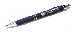 10 Misprint Metal Soft Touch Cross-Grip Retractable Click Pens NAVY BLUE PEN LOT