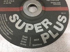 NEW NO BOX PFERD 7″ X 1/4″ X 7/8″ GRINDING WHEEL 61006