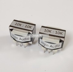 2Pcs R3 10K:10K permalloy audio transformer input signal isolation 20Hz-80KHz