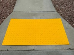 Sandbaggy ADA Warning Pads (USA MADE) – Yellow Surface Mount Truncated Dome Mats