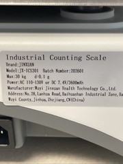 Industrial Counting Scale 30kg/66lb x 0.1g Precision Bench Counter Scale