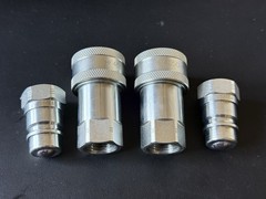 2X Set 1/4″ Body 1/4″ NPT Poppet Pioneer Style Hydraulic Quick Connect Coupler