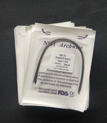 50 Packs Dental Orthodontic Super Elastic NITI Arch Wires Round Natural Form