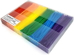 6 Inches 300 Pcs Multi-Purpose Cable Ties, Assorted Colored Heavy Duty Zip Ties
