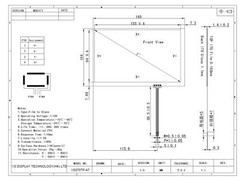 7inch Resistive Touch Panel 165mm×104mm for 7″ 800×480 AT070TN83 LCD Screen