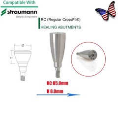 US Fit Straumann ITI RC Healing Abutment & Closure Cap Titanium Regular Platform