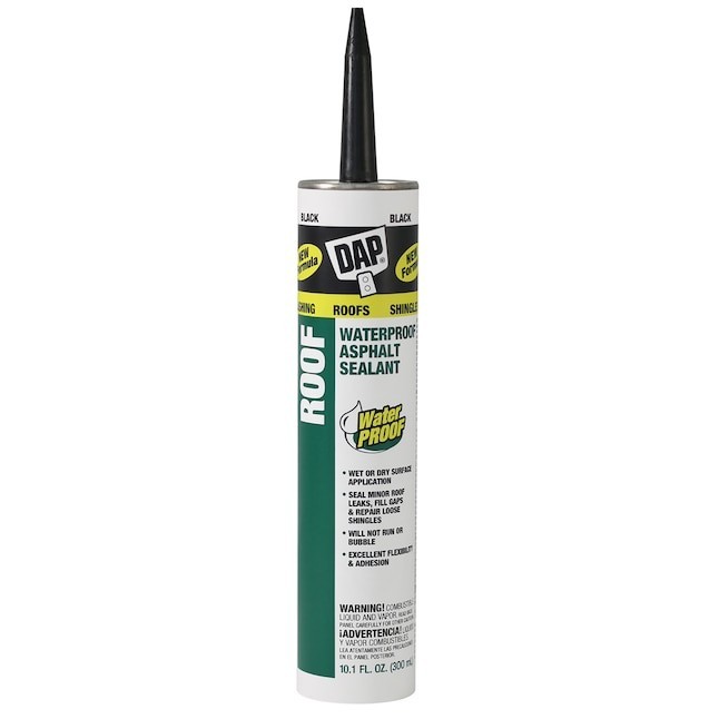 DAP Roof Sealant 10.1-oz Exterior and Specialty Black Paintable Sealant Caulk