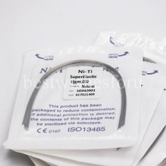 10 Packs Dental Ortho Archwire Super Elastic NITI Arch Wire Ovoid/Natural/Square