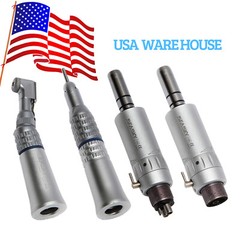 NSK Style Dental Latch/Push Slow Speed Handpiece Contra Angle Air Motor 2/4Holes