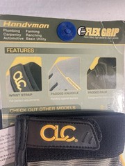 Work Gloves CLC 125 Handyman Flex Grip Padded Medium Stretch NEW