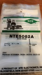 NTE 1W ZENER DIODE SELECT VOLTAGE FROM MENU
