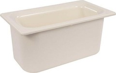 Carlisle FoodService Products CM110202 Coldmaster ABS Third Size Food Pan, 4 …