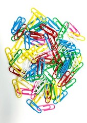 Allary Color Paper Clips Standard 100 Count 28mm Metal Office Supplies #767