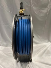 Regency Open Stainless Steel Hose Reel with 35′ x 3/8″ Hose