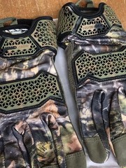 HANDLANDY Full Finger Framer Work Gloves for Large (Pack of 1), Forest Camo