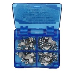 Dental Orthodontic Buccal Tubes 1st 2nd Molar Brackets Roth MBT 0.022 20 Sets 3G