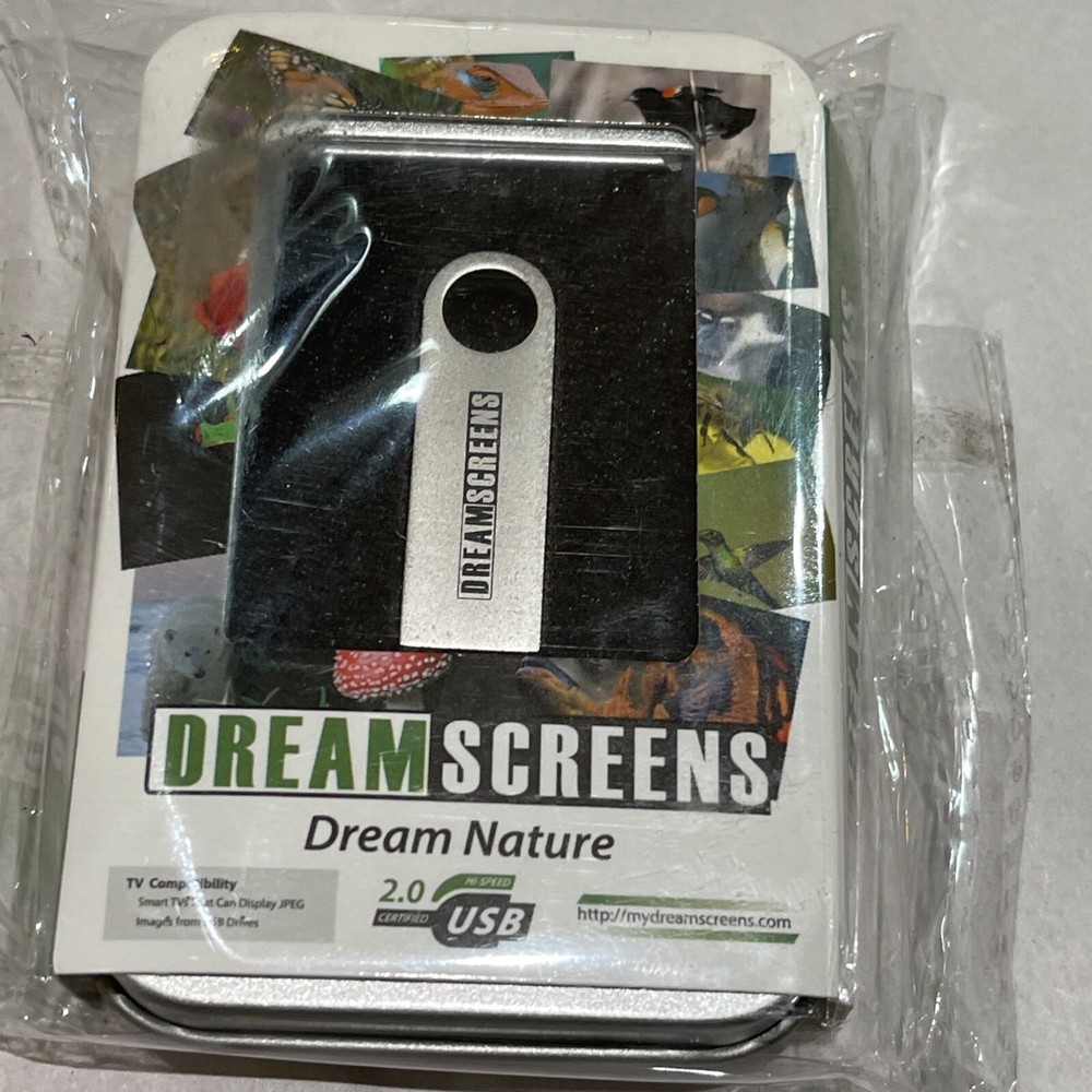 Dream Screens Dream Nature 2.0 USB Turn your TV into a Window of Nature NEW