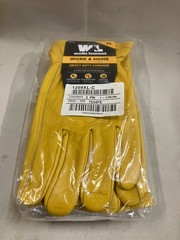 Wells Lamont Heavy Duty Cowhide Leather All Purpose Work Gloves XL 3 pairs