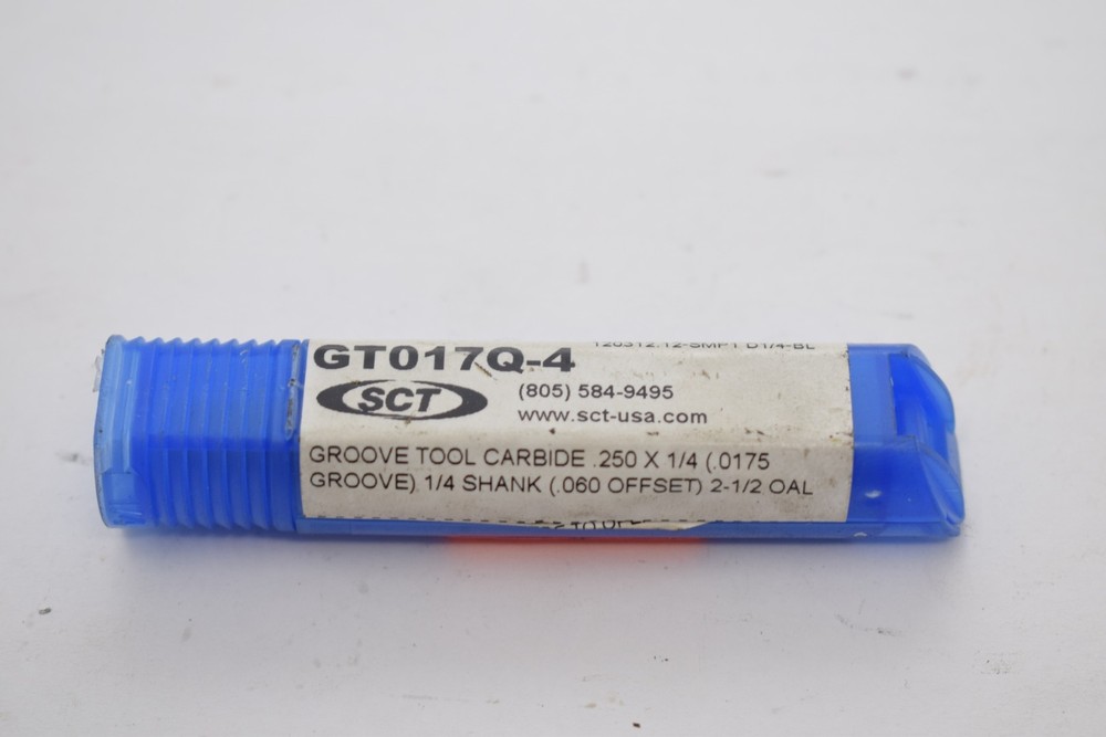 NEW SCIENTIFIC CUTTING TOOLS GT017Q-4 Carbide Groove Tool, 0.25 In Bore, 0.25 In