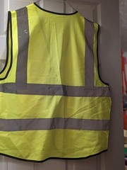 Hi Visibility Reflective Yellow Safety Vest with ID POCKET (Small to 2XL)