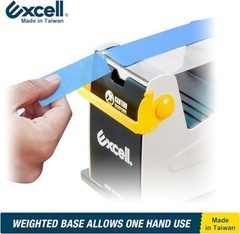 Excell Heavy Duty Steel Desk Tape Dispenser (2″ Wide) Padded Foam Base