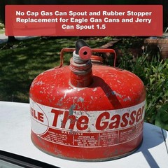 No Cap Gas Can Spout Rubber Stopper Replacement Eagle Cans Jerry Can Spout 1.5