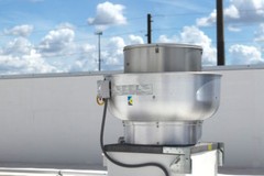 Commercial Kitchen Exhaust Fan-3000CFM. Premium Efficiency w/ Speed Control 1PH