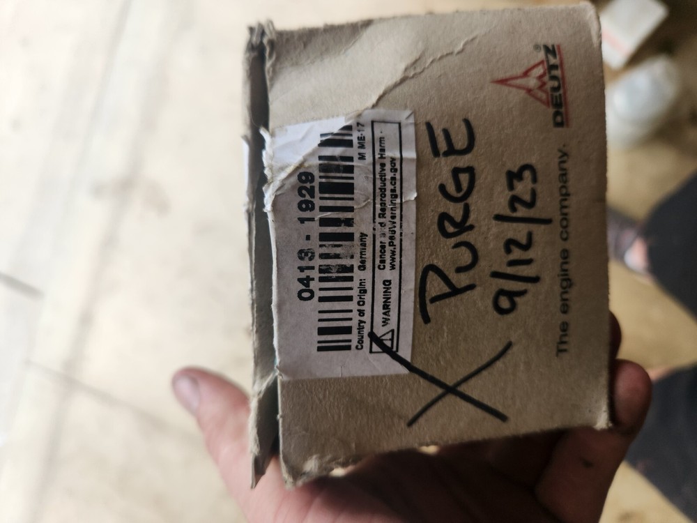 DEUTZ GENUINE PARTS EXHAUST GAS BEND PART # 0413-1929