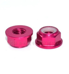 2-10PCS Aluminum Flange Nylon Lock Nuts M2-M8 for RC Model Parts Colorful