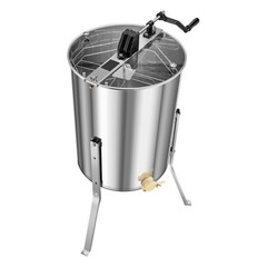 Manual Honey Extractor 4/8 Frame Beekeeping Honeycomb Spinner Stainless Steel