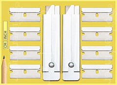 2 BOX CUTTERS + 8 REFILL SINGLE EDGE RAZOR BLADES CARTON UTILITY KNIFE BOXCUTTER