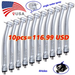 10* Yabangbang Dental High Speed Handpiece Push Turbine 4 Hole Fit NSK Pana Max