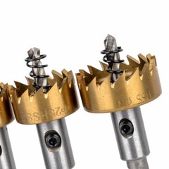 5PCS Hole Saw Tooth Kit HSS Steel Drill Bit Set Cutter Tool For Metal Wood Alloy