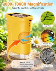 1000X Handheld Digital Microscope for Coins and Electronics