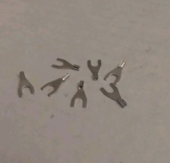 FORK TERMINAL 26-24 AWG #6 STUD SIZE NON-INSULATED 100/BAG CONCORD 701-2311